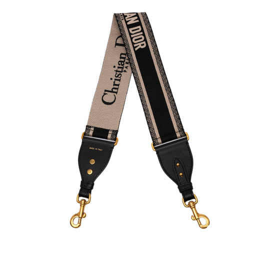 Embroidered Cotton Adjustable Shoulder Strap with Ring - Image 1