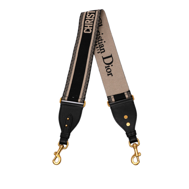 Embroidered Cotton Adjustable Shoulder Strap with Ring - Image 2