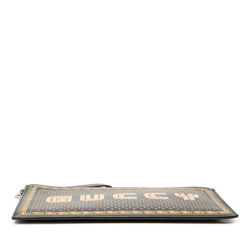 Leather Guccy Sega Clutch - Image 3
