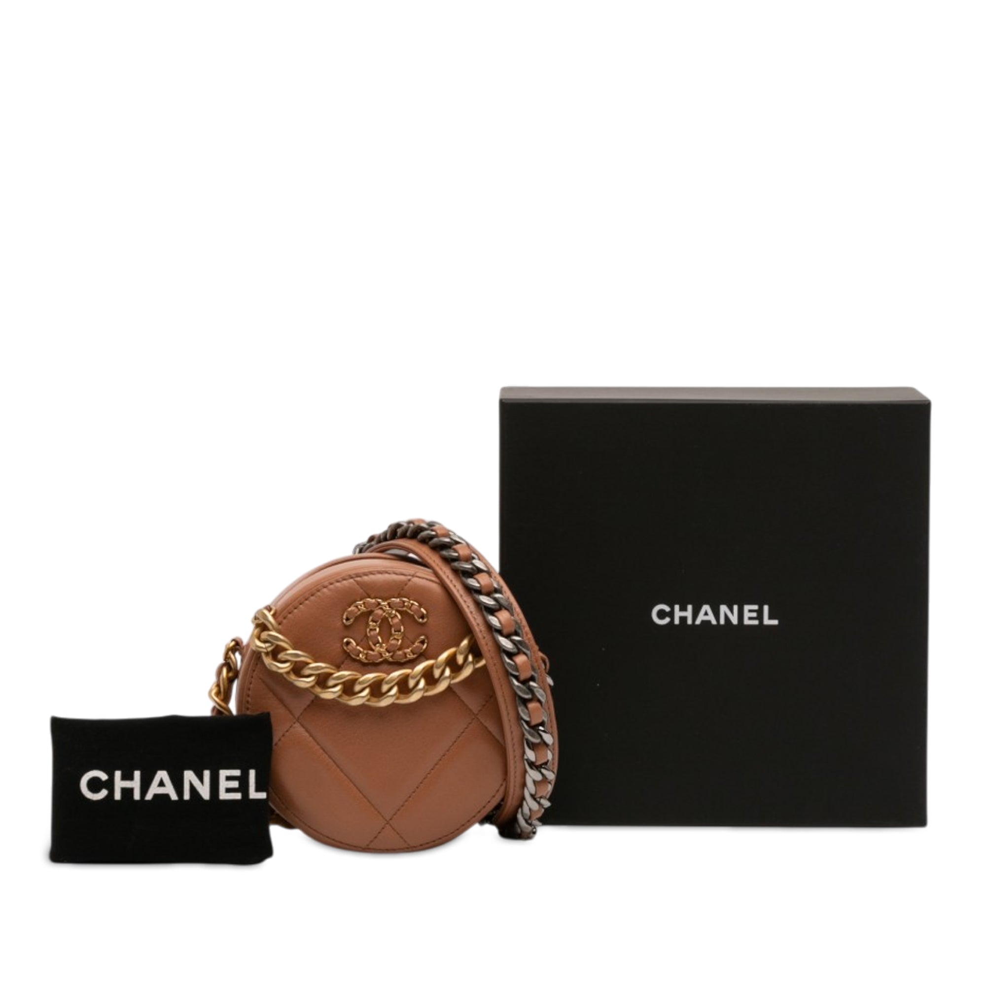 Mini Round 19 Clutch with Strap - Image 7