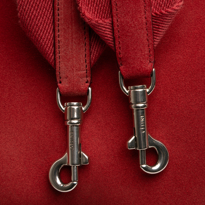 Medium Suede Seau Sangle Bucket Bag - Image 7