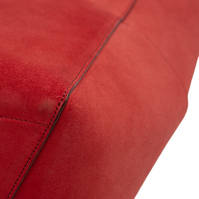 Medium Suede Seau Sangle Bucket Bag - Image 9