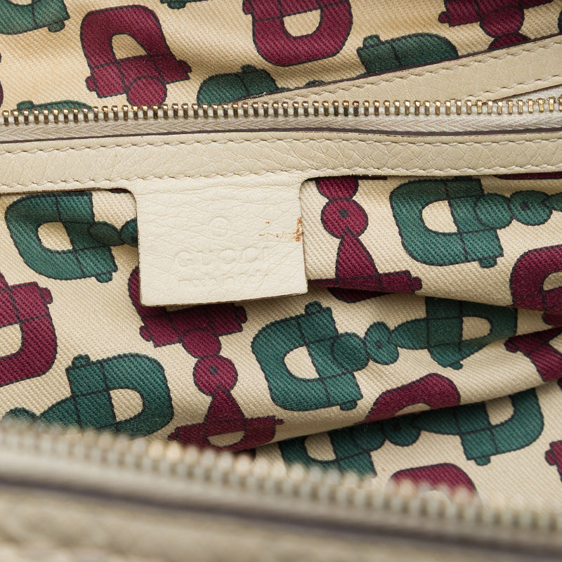 Guccissima Trimmed Leather Signoria Handbag - Image 5