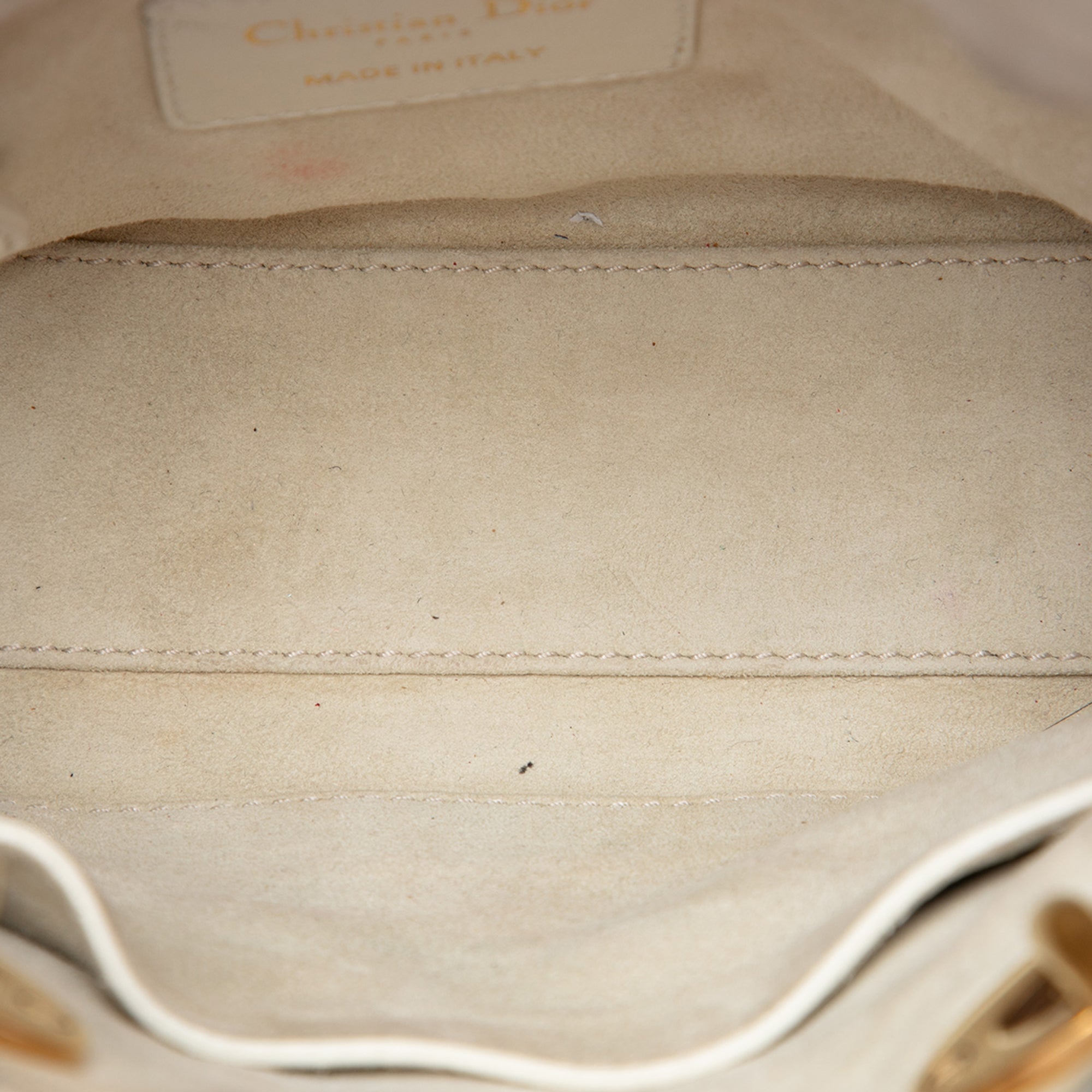 Mini Lambskin Cannage Studded Supple Lady Dior - Image 4