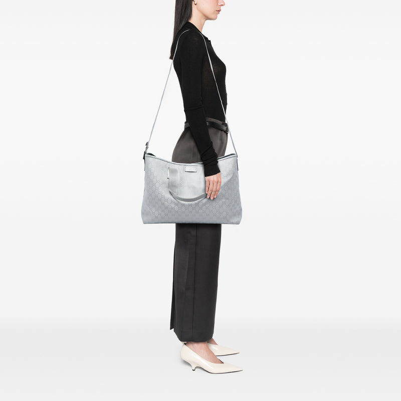GG Canvas Satchel - Image 5