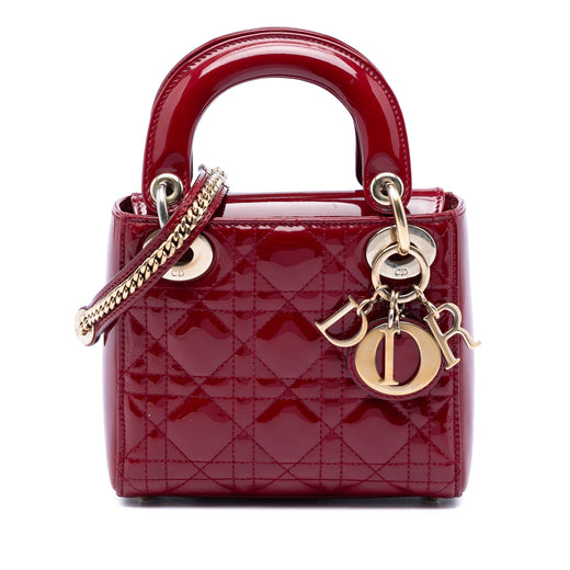 Mini Patent Cannage Lady Dior - Image 1