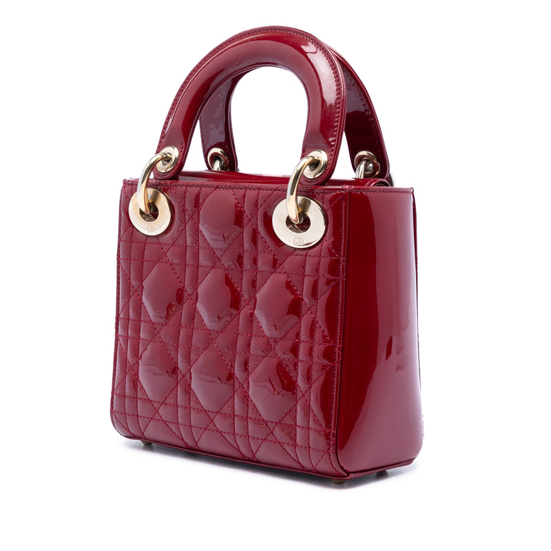 Mini Patent Cannage Lady Dior - Image 2
