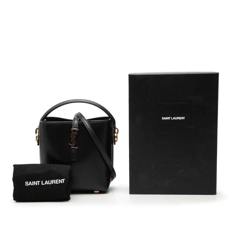 Mini Shiny Calfskin Le 37 Bucket Bag - Image 7