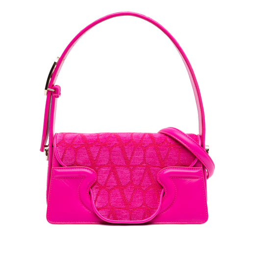La Petit Leather Trimmed Toile Deuxieme Iconographe Satchel - Image 1