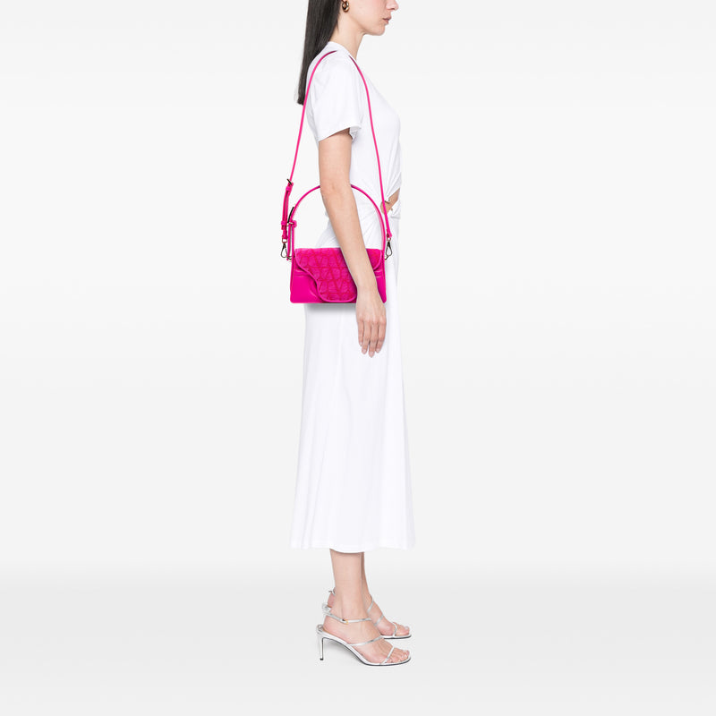 La Petit Leather Trimmed Toile Deuxieme Iconographe Satchel - Image 6
