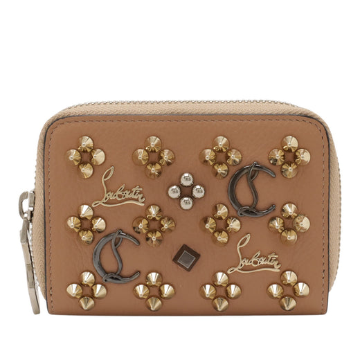 Studded Leather Panettone Coin Pouch - Image 1