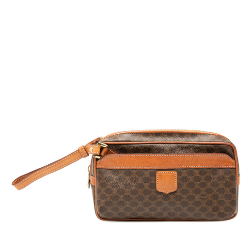 Macadam Coated Canvas Clutch - Image 1