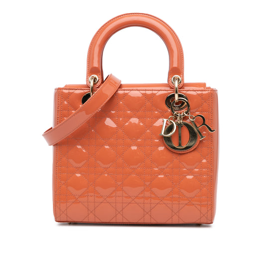 Medium Patent Cannage Lady Dior - Image 1