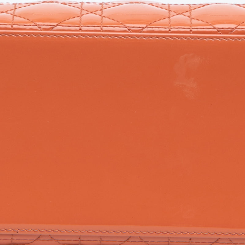 Medium Patent Cannage Lady Dior - Image 8