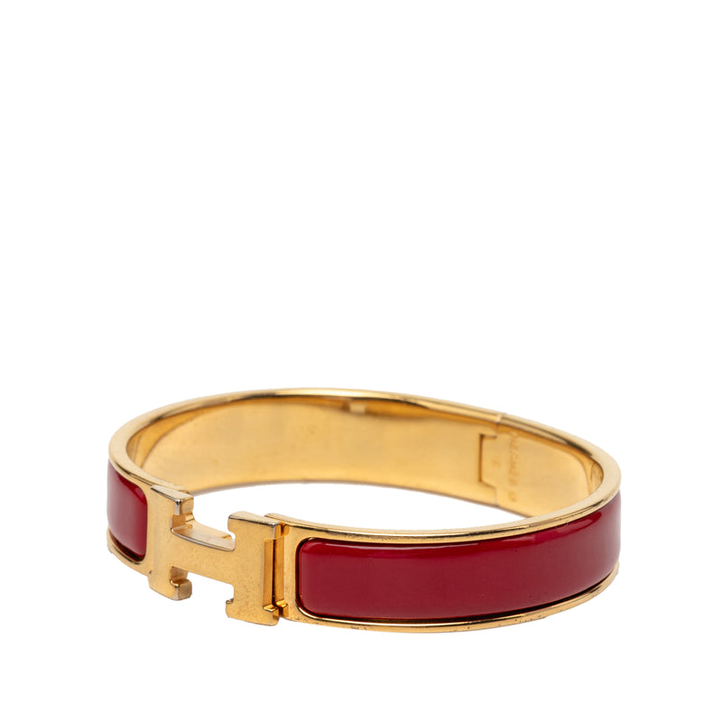 Narrow Enamel Clic H Bracelet PM - Image 2