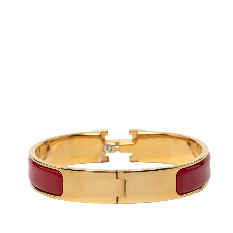 Narrow Enamel Clic H Bracelet PM - Image 3