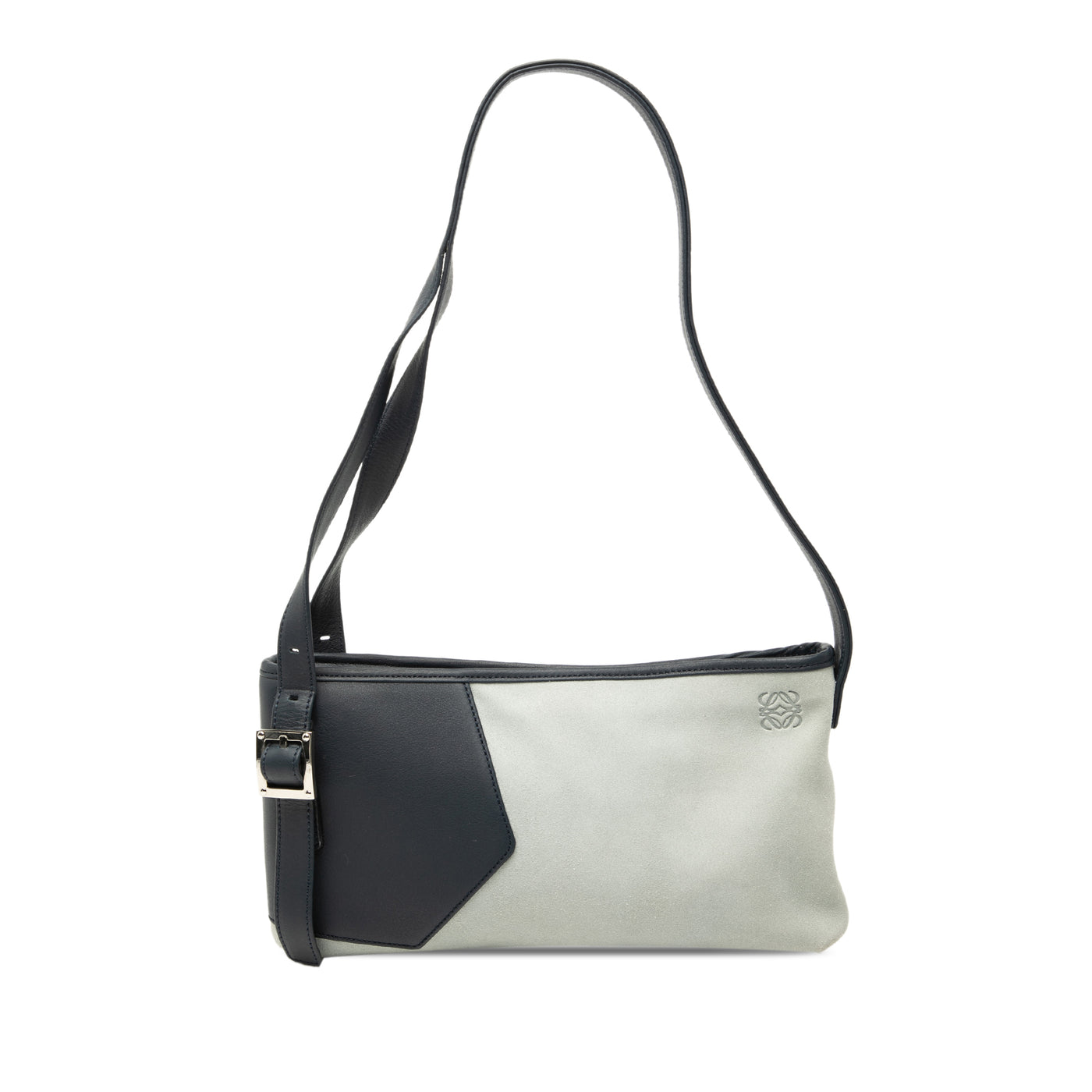Suede Anagram Switching Shoulder Bag - Image 1