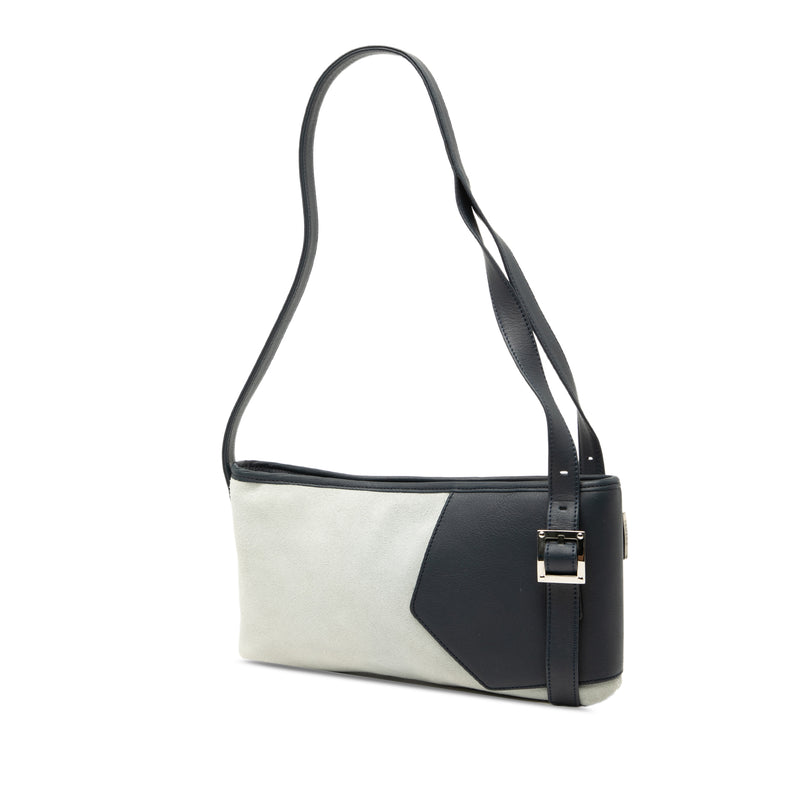 Suede Anagram Switching Shoulder Bag - Image 2