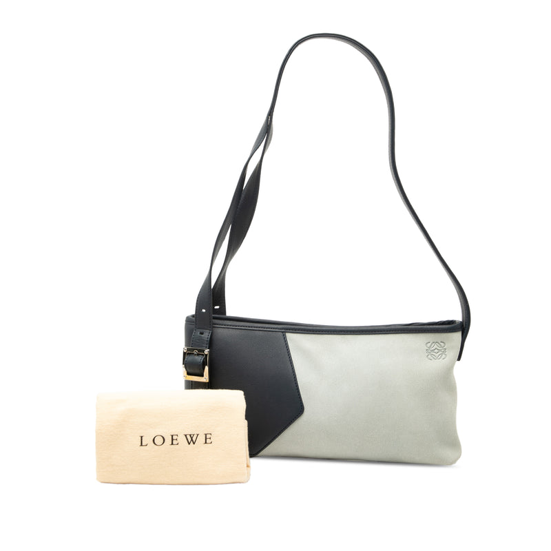 Suede Anagram Switching Shoulder Bag - Image 7