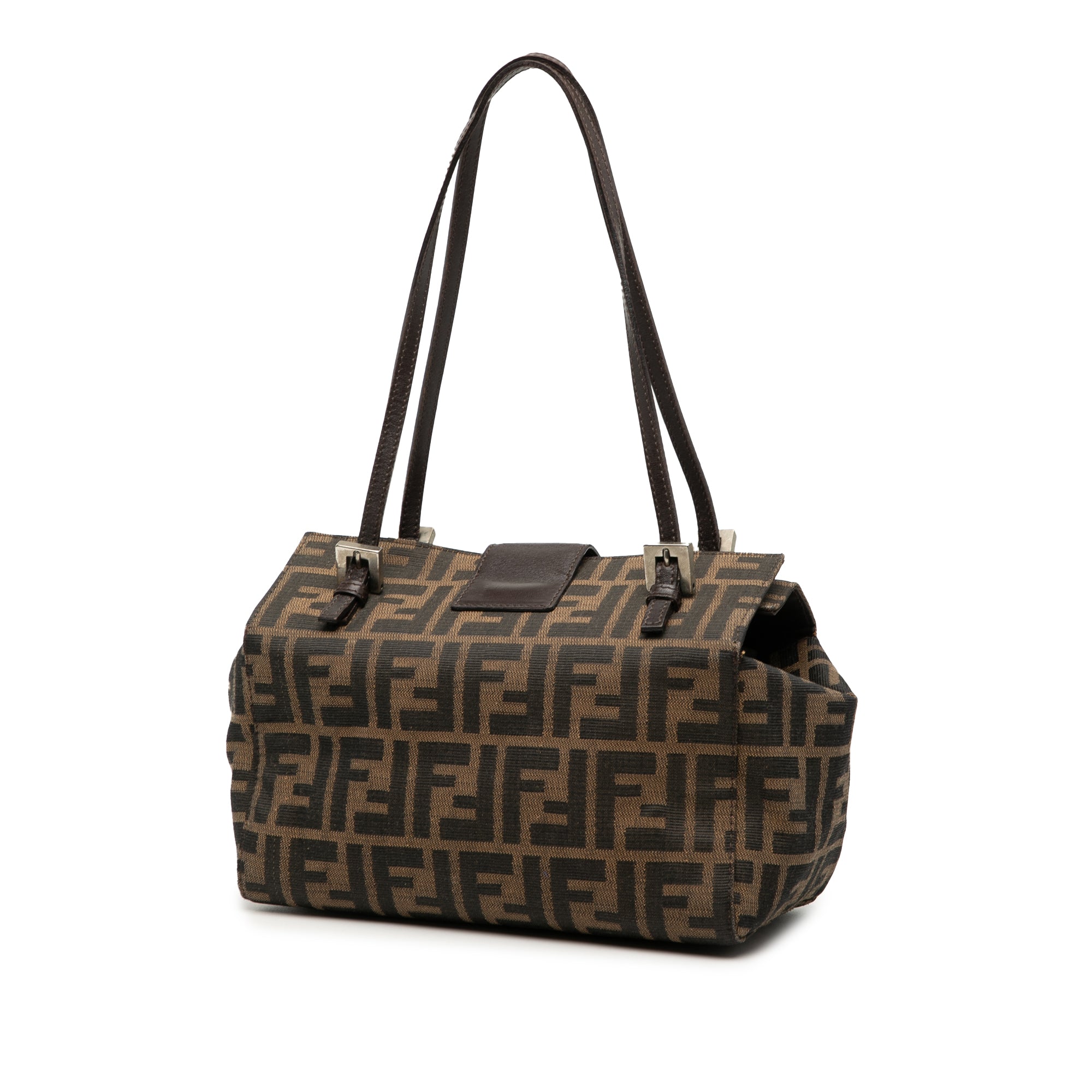 Zucca Canvas Bento Box Shoulder Bag - Image 2
