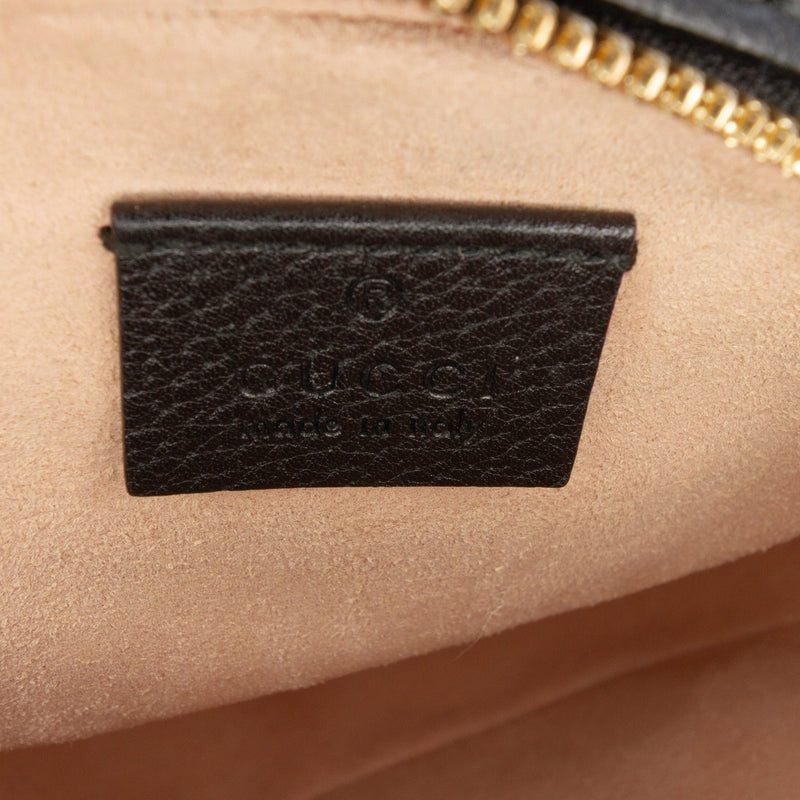 Mini Leather Ophidia Round Crossbody - Image 5