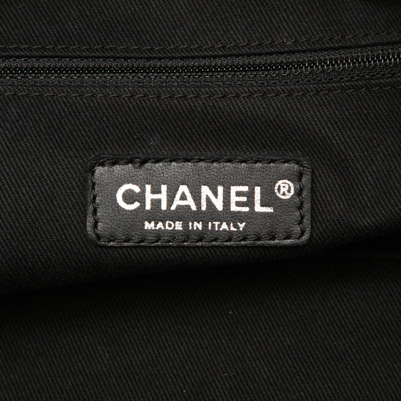CC Quilted Aged Calfskin Coco Rider Bowling Bag - Image 5