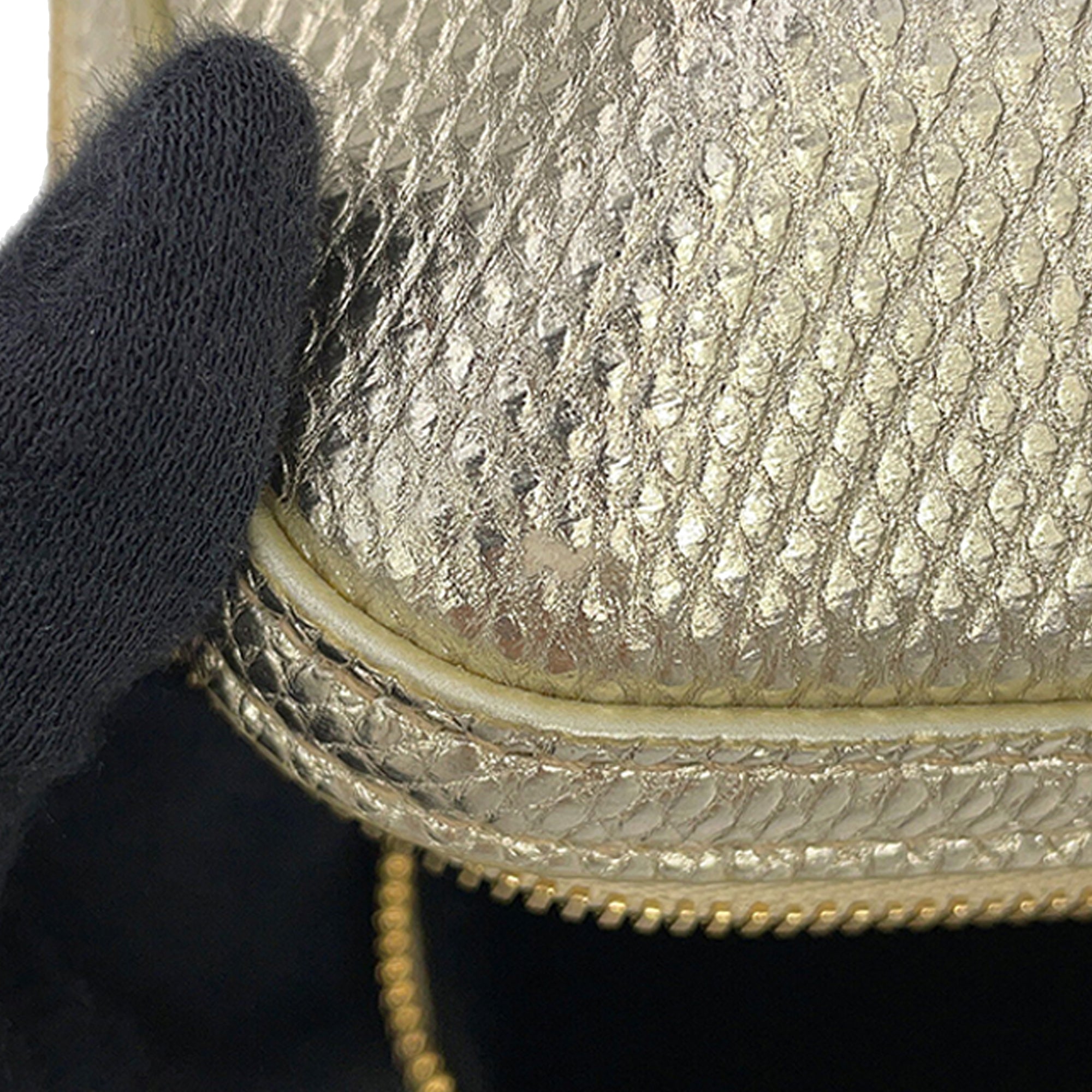 Embossed Leather Serpenti Forever Vanity Bag - Image 14