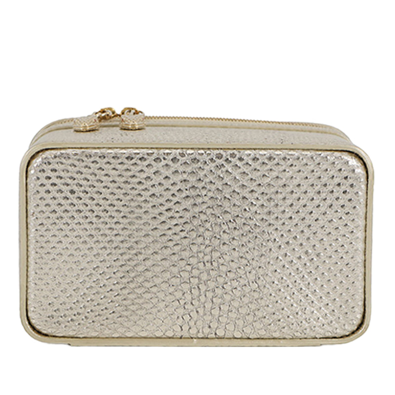 Embossed Leather Serpenti Forever Vanity Bag - Image 3