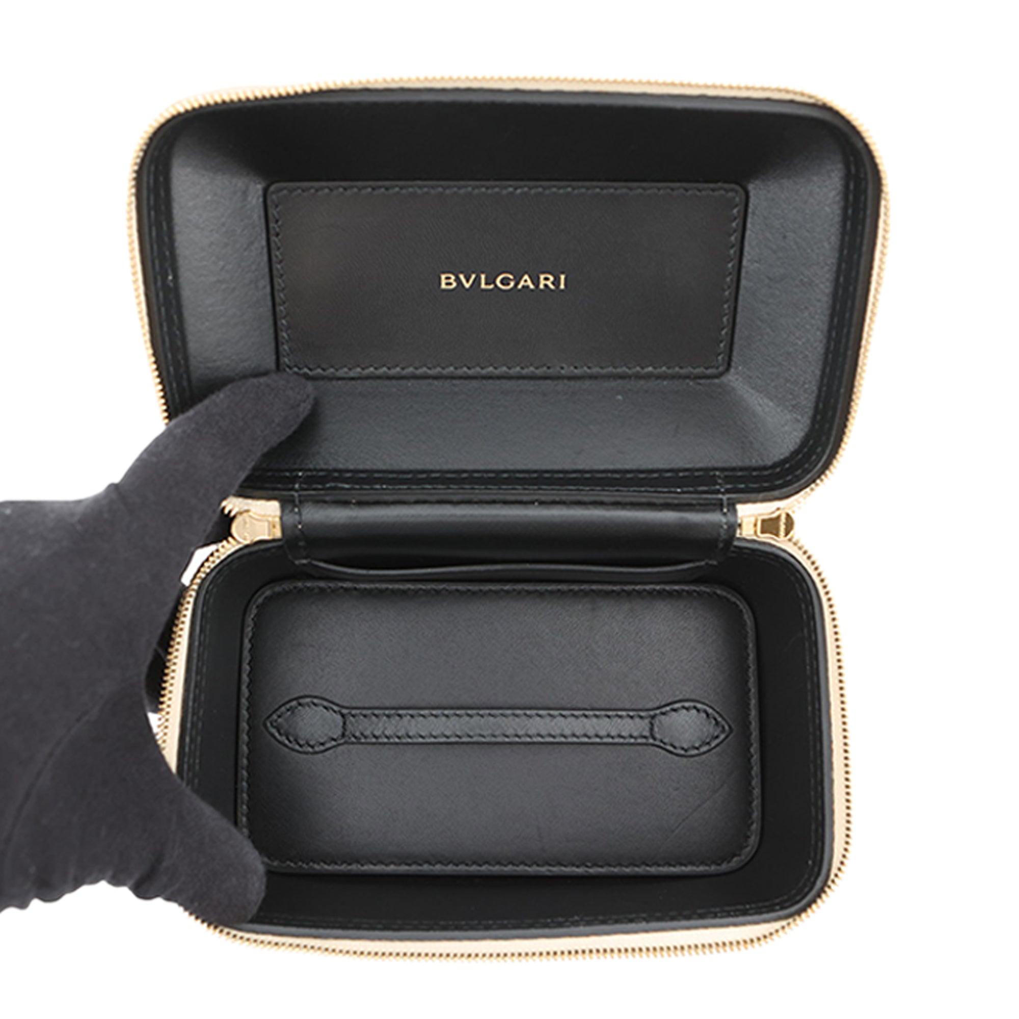 Embossed Leather Serpenti Forever Vanity Bag - Image 4