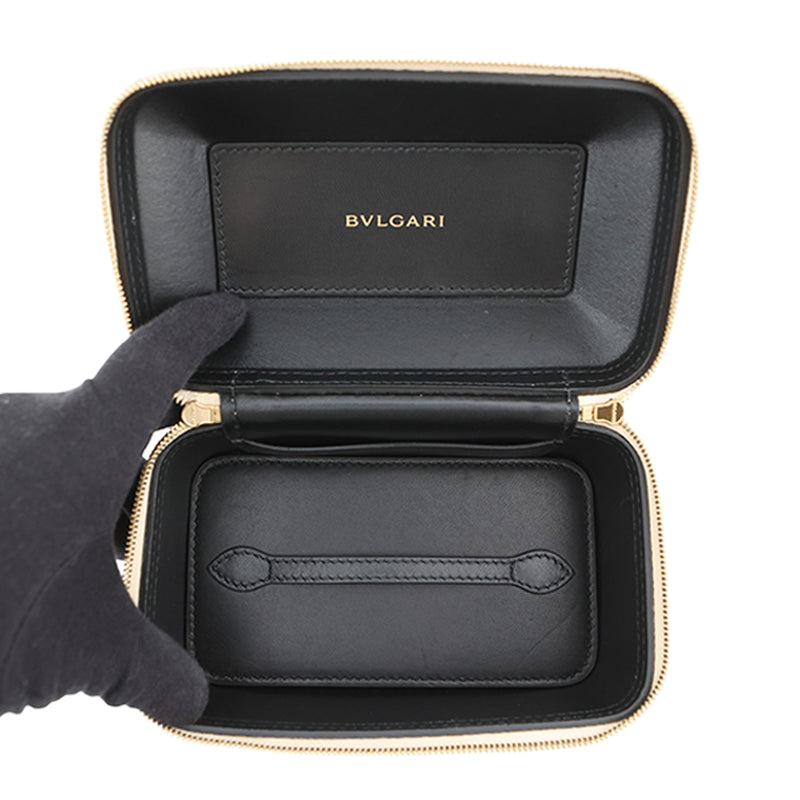 Embossed Leather Serpenti Forever Vanity Bag - Image 4