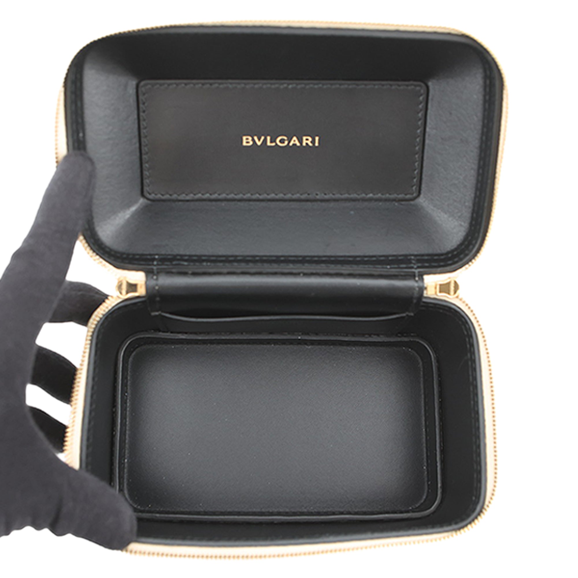 Embossed Leather Serpenti Forever Vanity Bag - Image 5