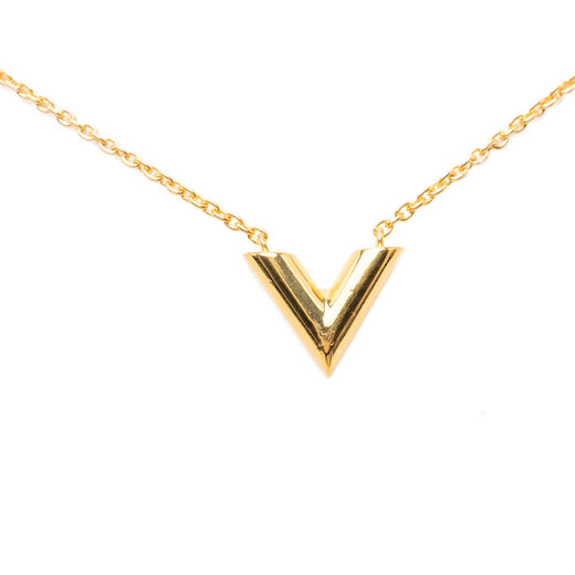 Gold Plated Essential V Necklace - Image 1
