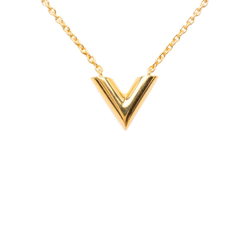 Gold Plated Essential V Necklace - Image 2