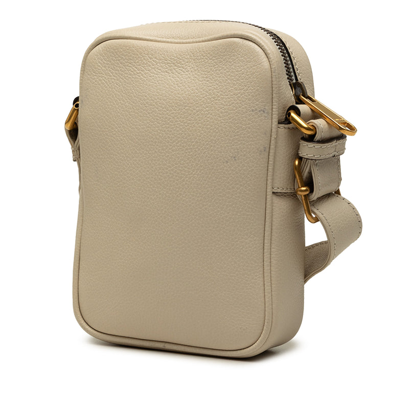 Mini Grained Calfskin Logo Crossbody - Image 2