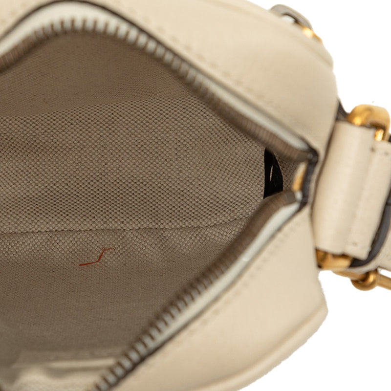 Mini Grained Calfskin Logo Crossbody - Image 4