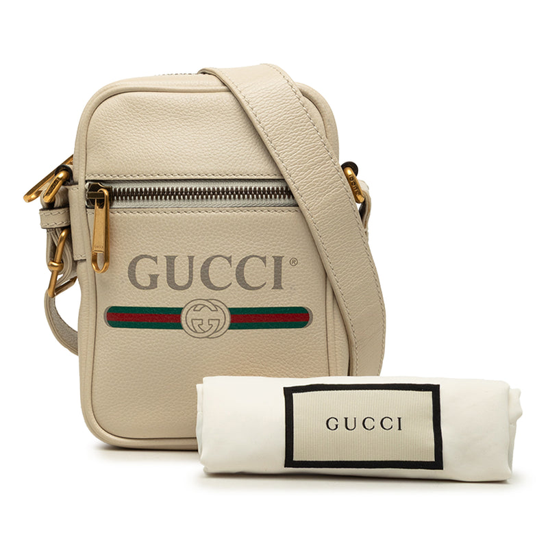Mini Grained Calfskin Logo Crossbody - Image 7