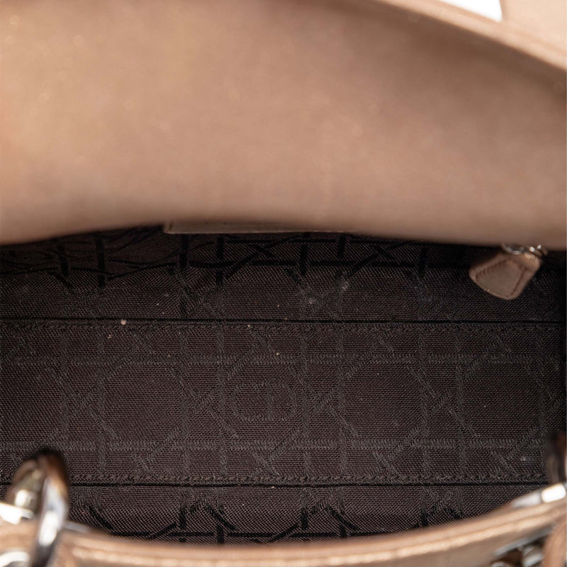 Mini Iridescent Lambskin Cannage Lady Dior - Image 4