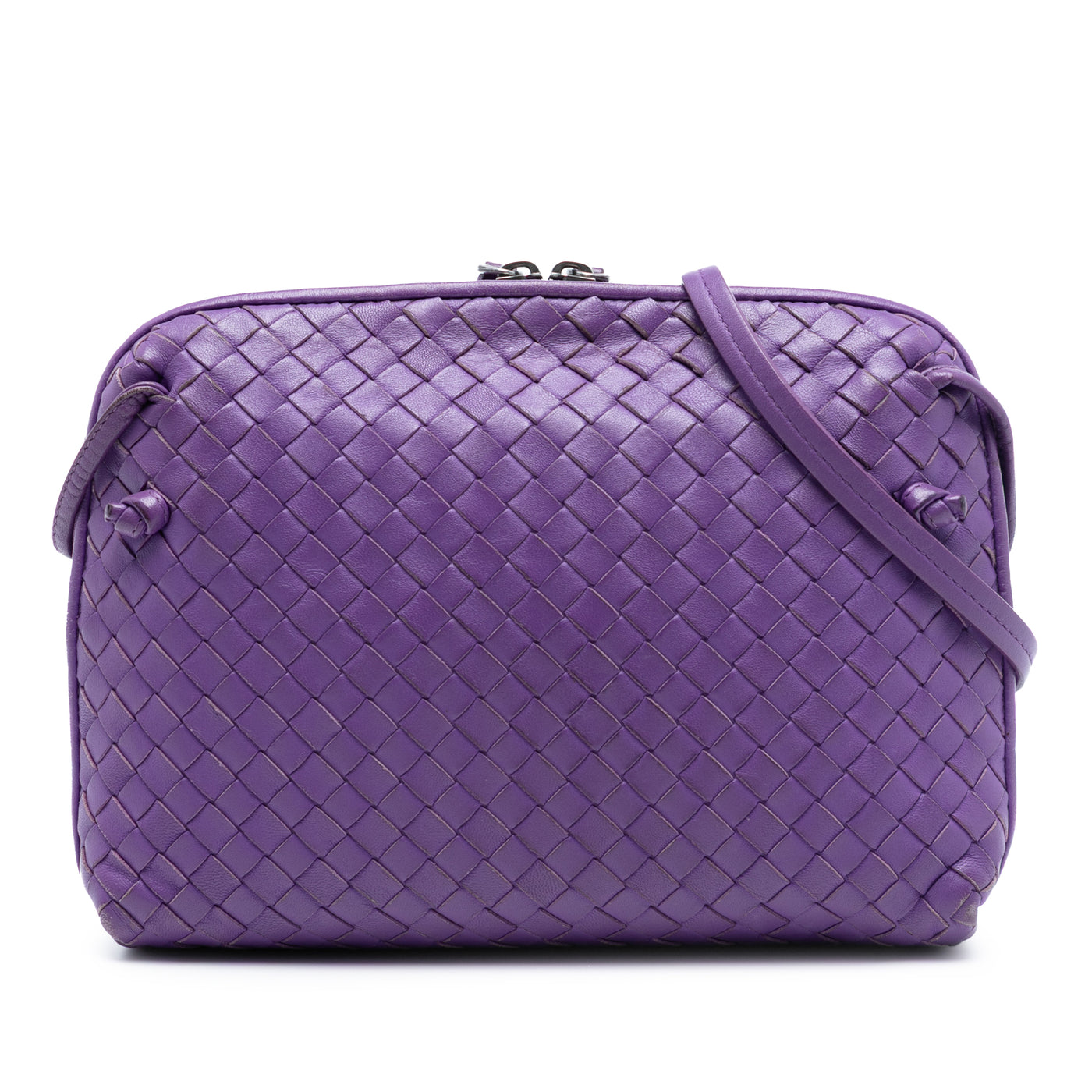 Nappa Intrecciato Nodini Crossbody - Image 1