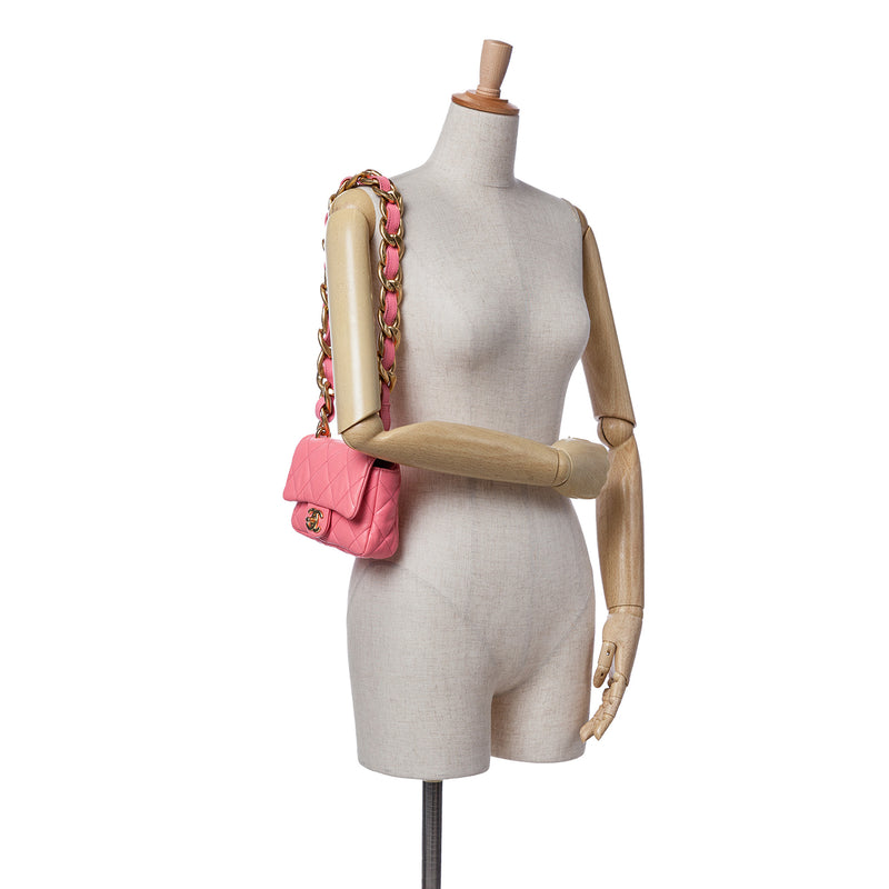 Mini Quilted Lambskin Funky Town Flap - Image 11