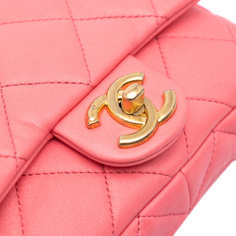 Mini Quilted Lambskin Funky Town Flap - Image 8