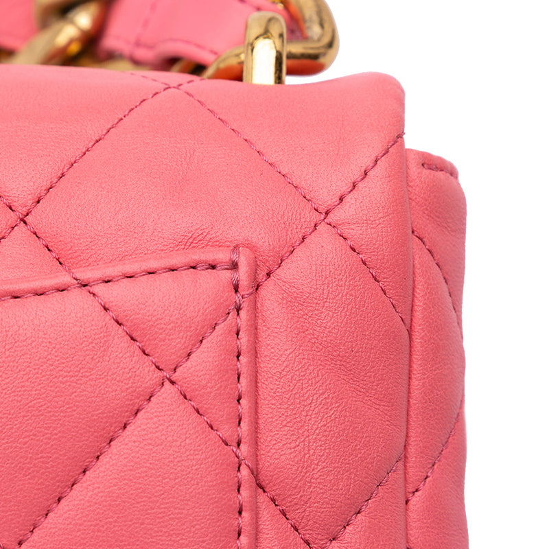 Mini Quilted Lambskin Funky Town Flap - Image 9