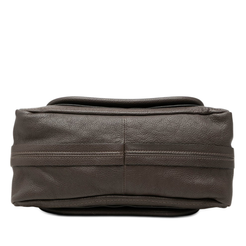 Small Pebbled Leather Paraty Satchel - Image 3