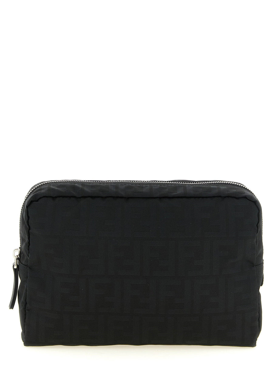 Fendi Ff Light Beauty Case — Black Bag