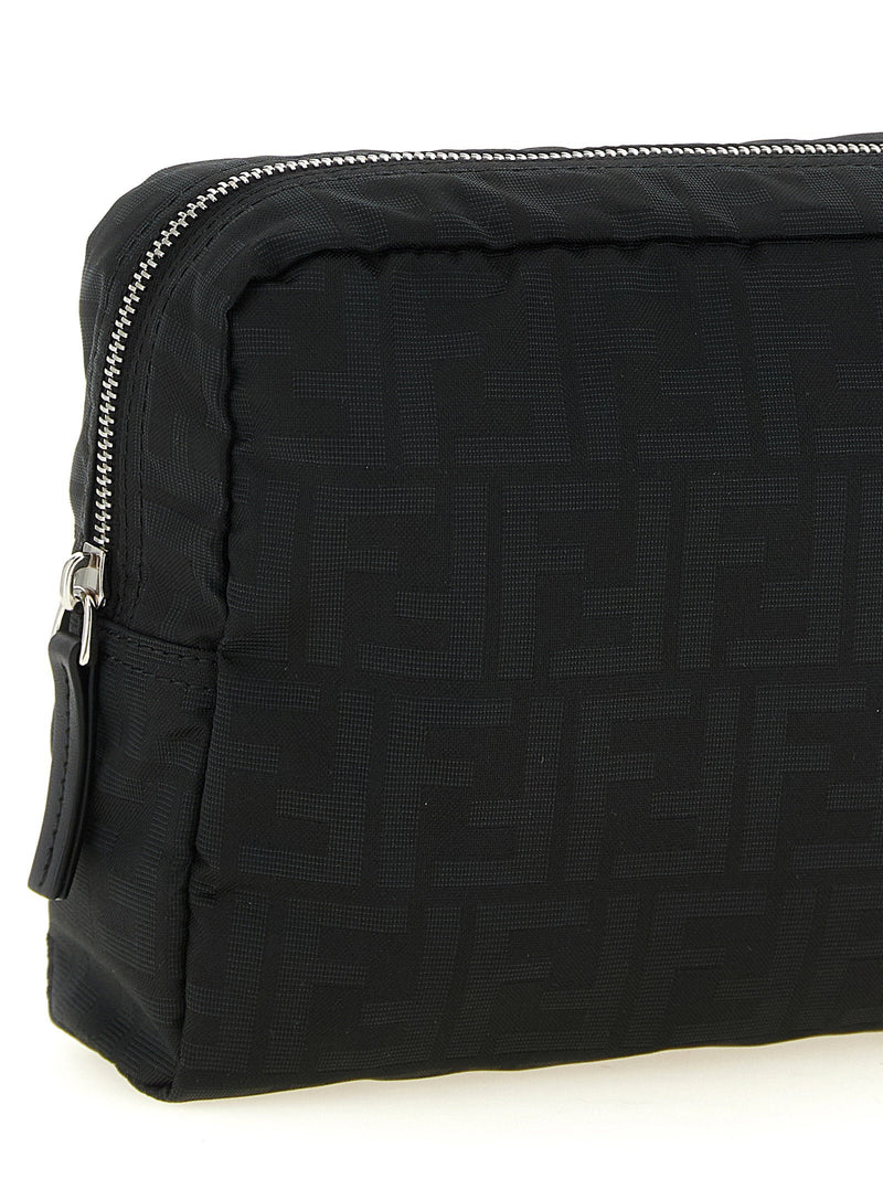 Fendi Ff Light Beauty Case — Black Bag