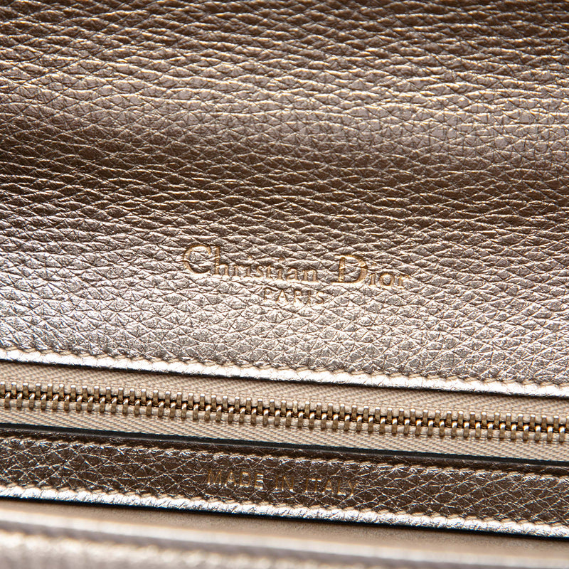 Medium Metallic Calfskin Diorama Flap - Image 5