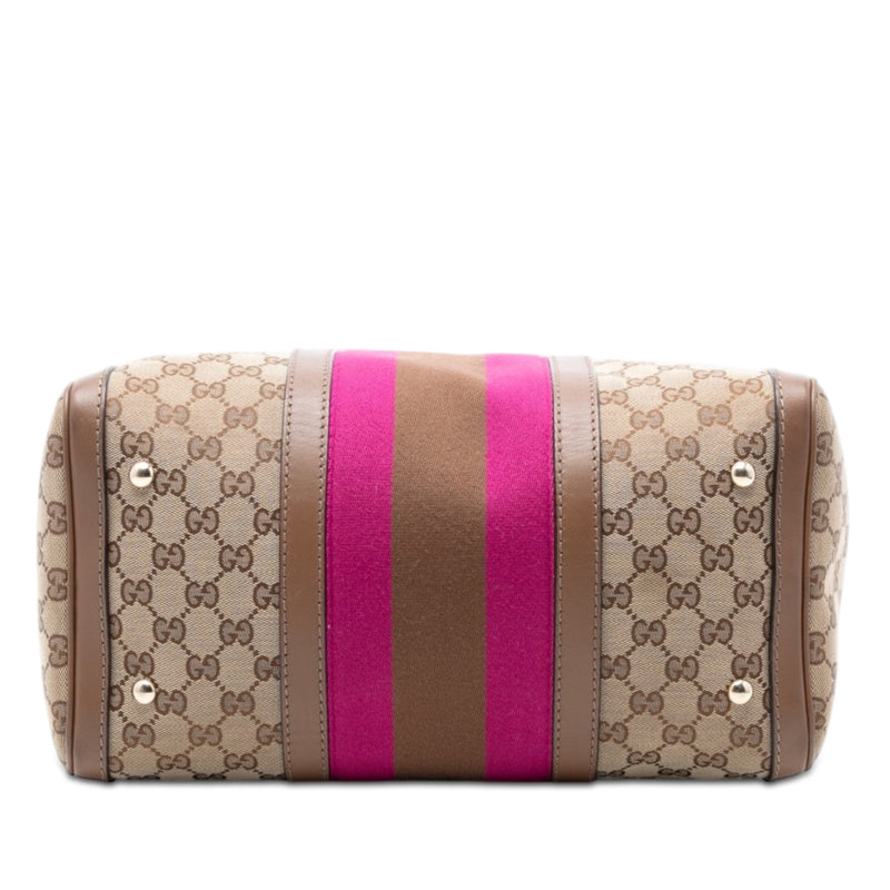 Medium GG Canvas Web Joy Boston Bag - Image 3