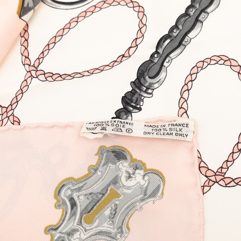 Les Cles Silk Scarf 90 - Image 5