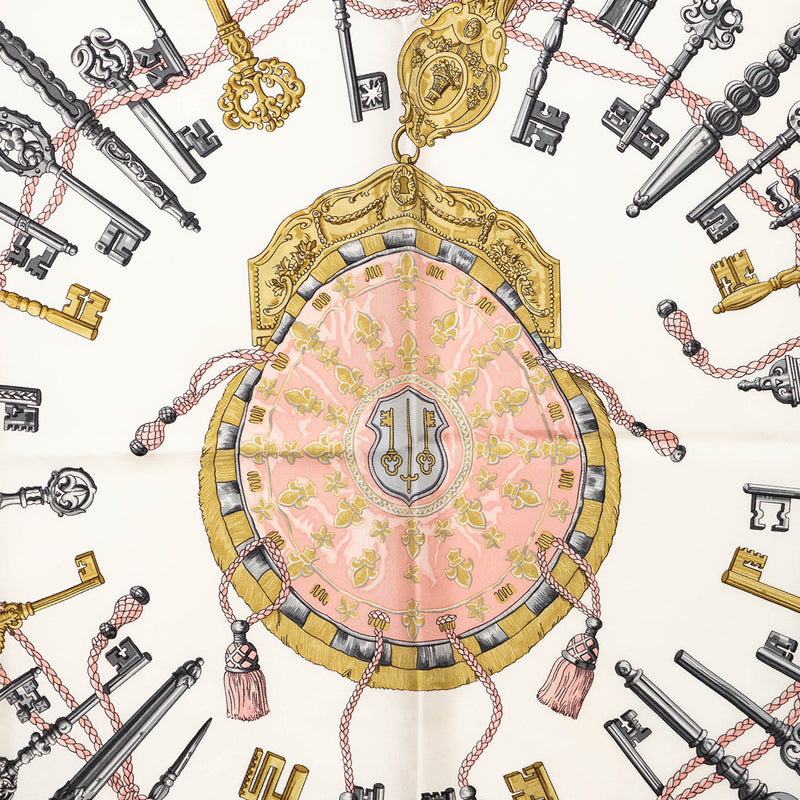 Les Cles Silk Scarf 90 - Image 7