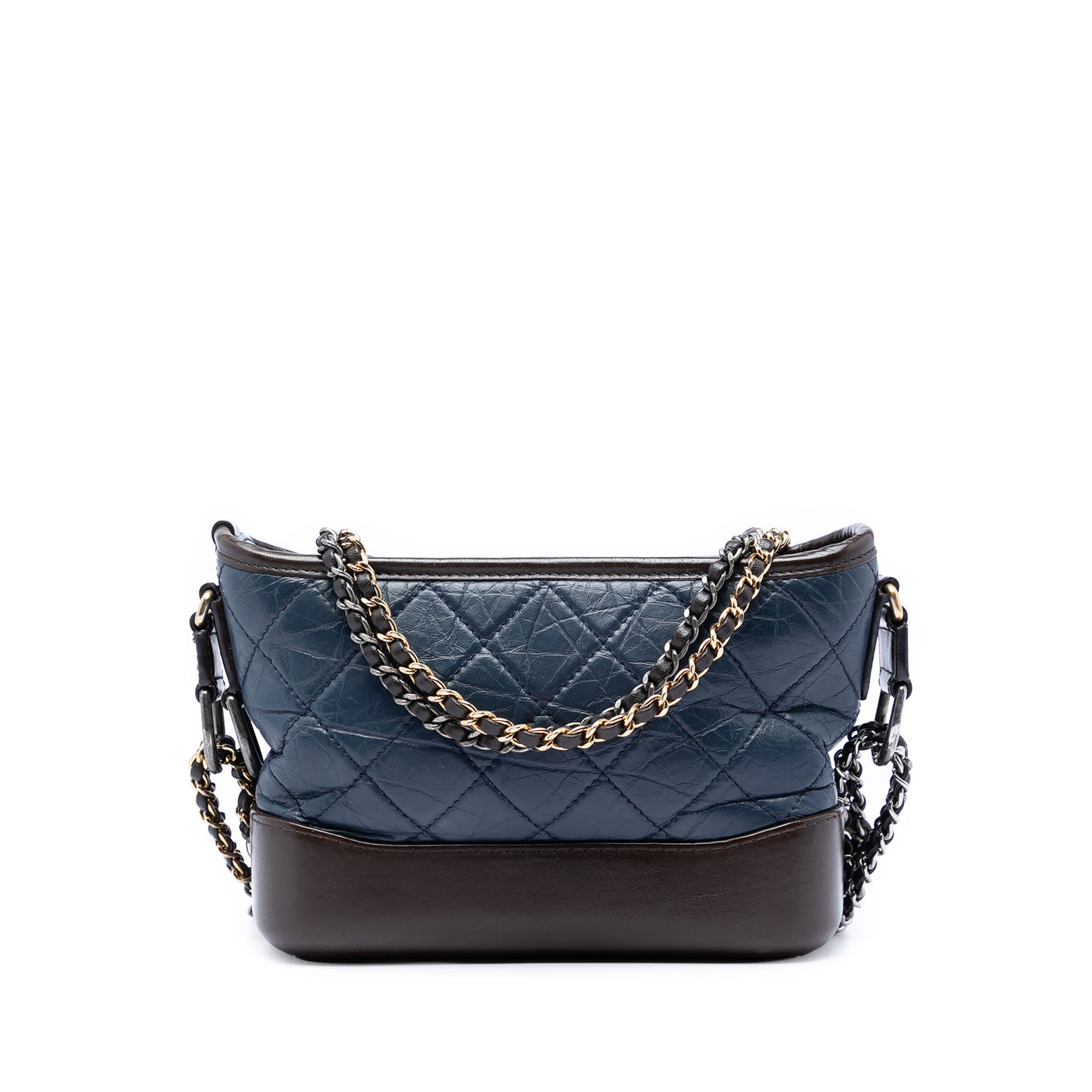 Small Bicolor Aged Calfskin Gabrielle Crossbody - Image 1