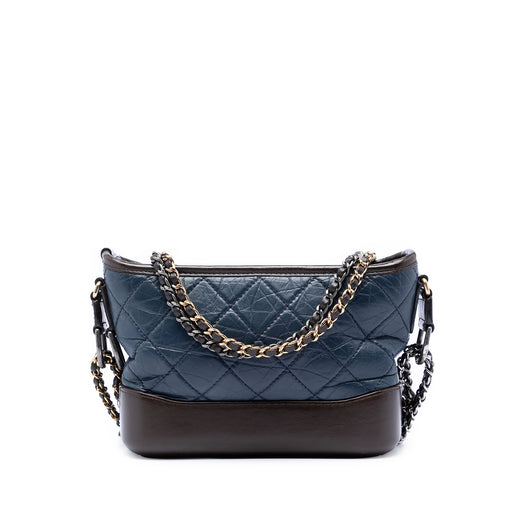 Small Bicolor Aged Calfskin Gabrielle Crossbody - Image 1